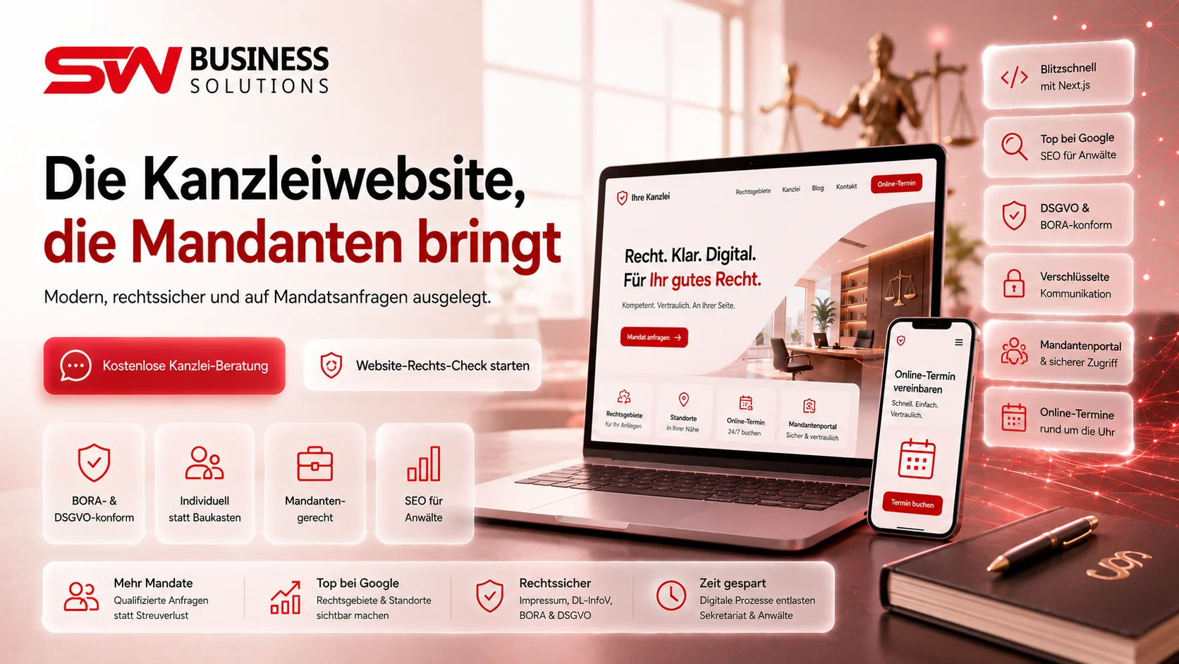 Die Kanzleiwebsite, die Mandanten bringt