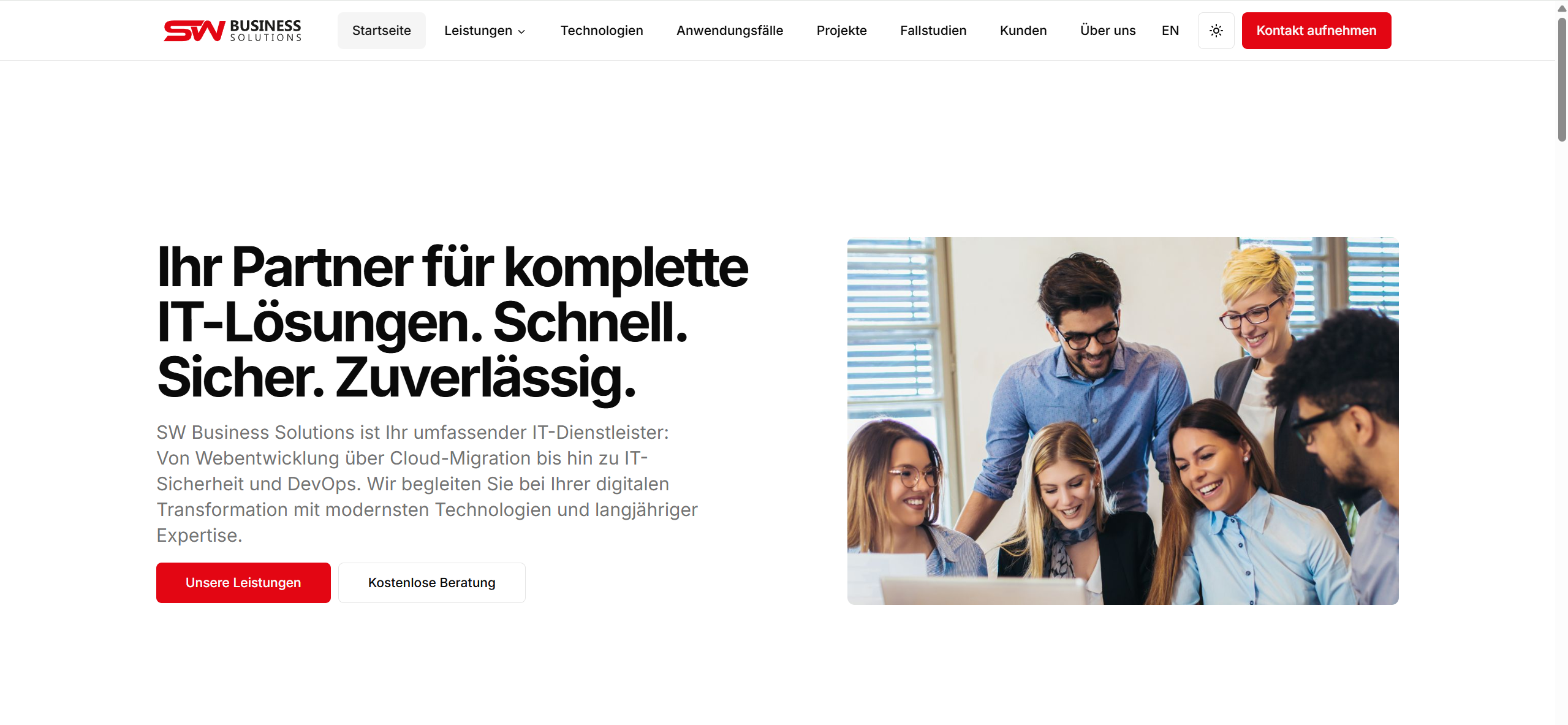 SWBS Öffentliche Website